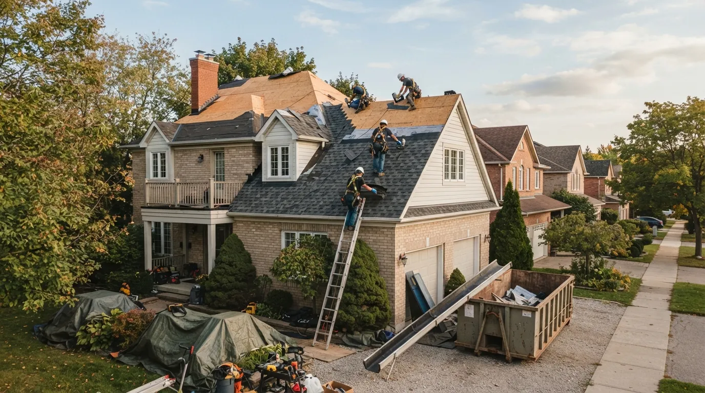 A Thoughtful Full Roof Replacement on a Two‑Storey Home in Markham