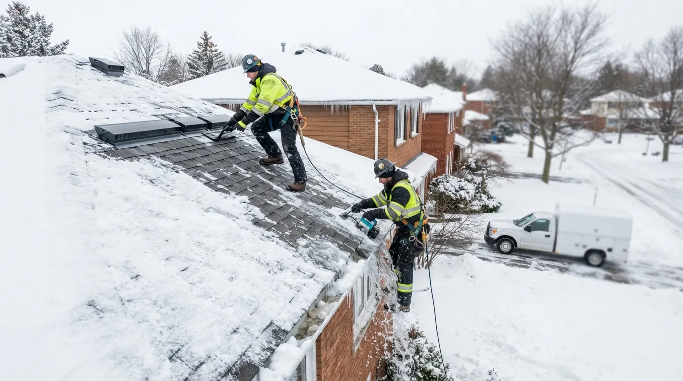 Ice dam remediation and ventilation upgrade in Halton Hills